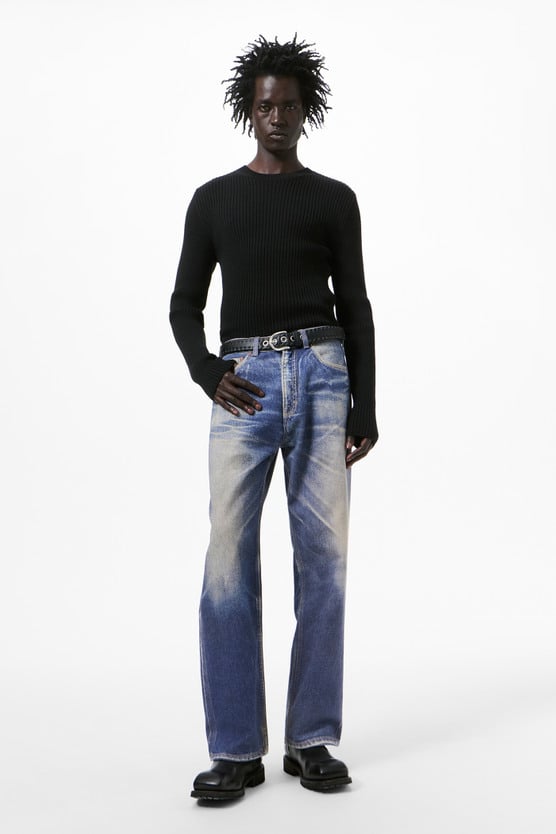 Our Legacy - Third Cut Azure Print Denim