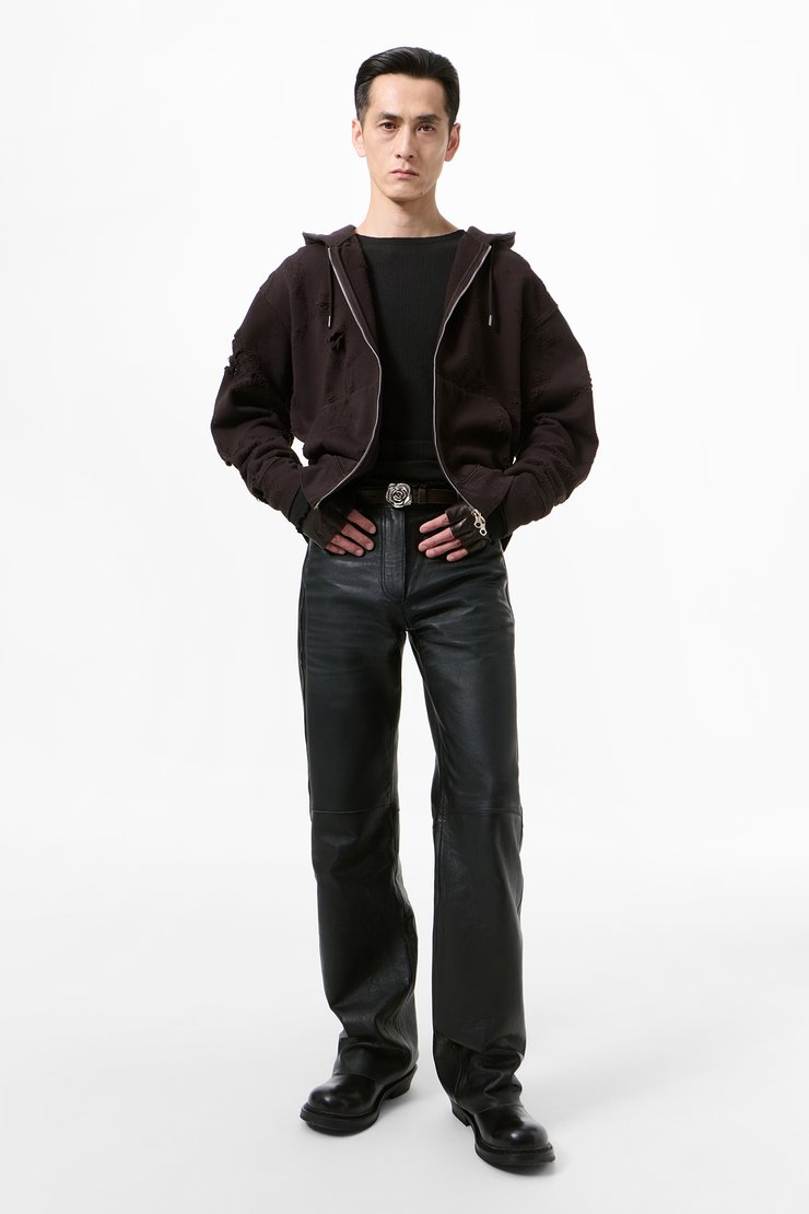 Rascal Hood Burnt Bouquet Star Fleece