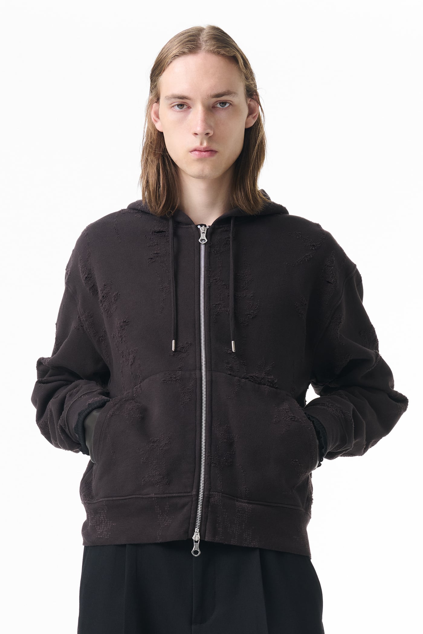 Our Legacy - Rascal Hood Burnt Bouquet Star Fleece