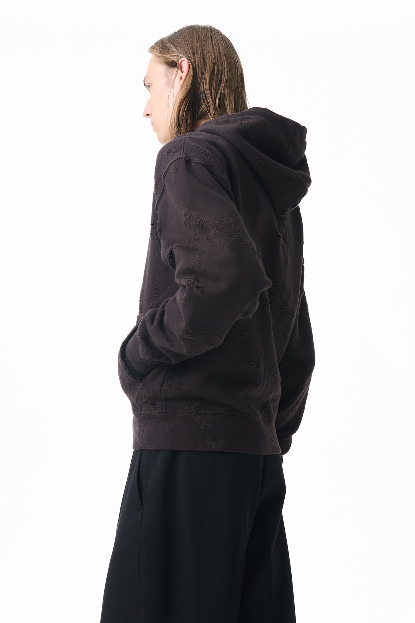 Our Legacy - Rascal Hood Burnt Bouquet Star Fleece