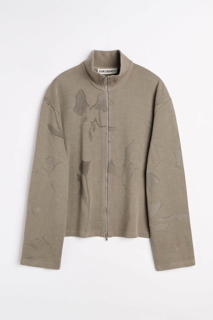 Shrunken Fullzip Silt Flower Athletic Rib