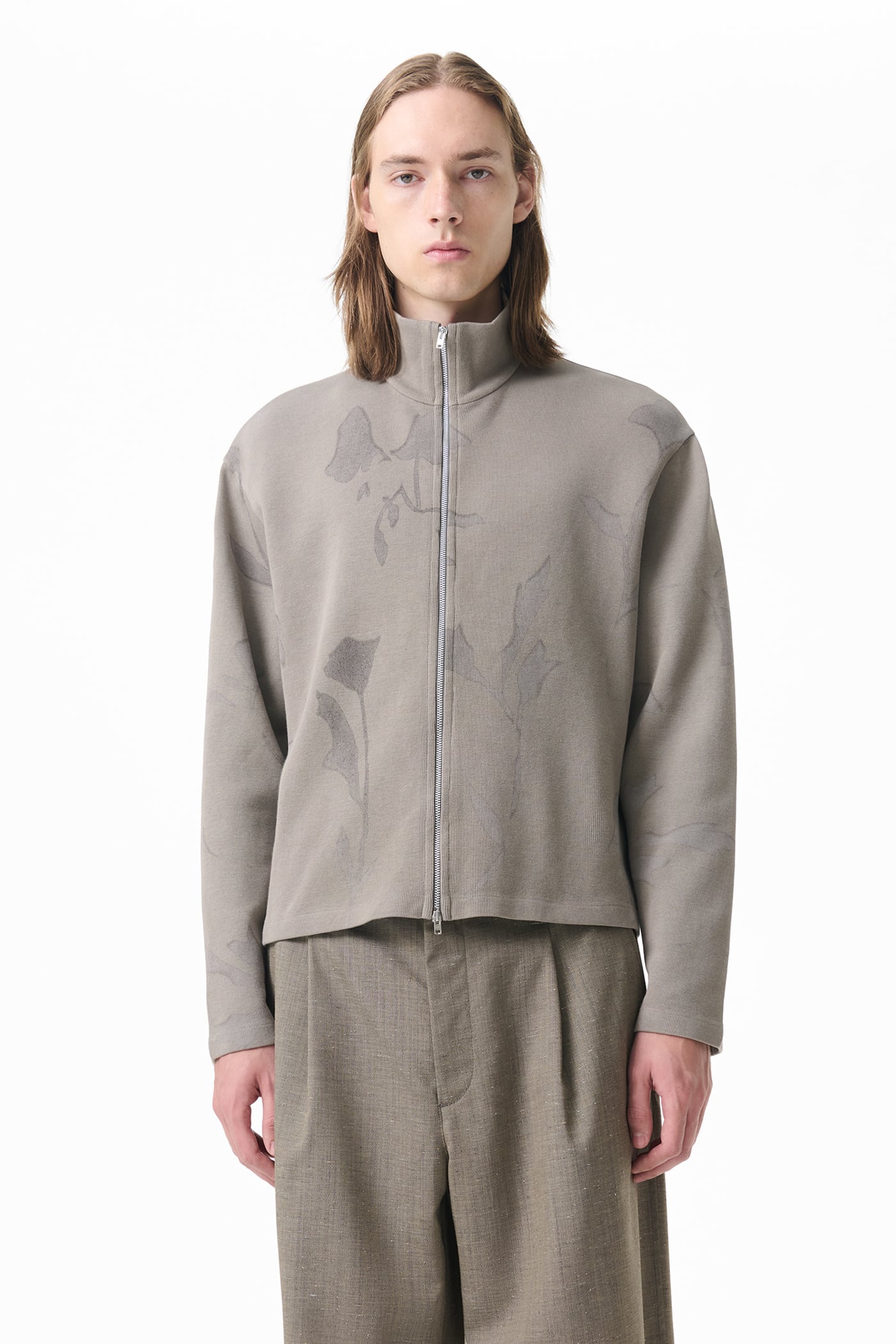 Our Legacy - Shrunken Fullzip Silt Flower Athletic Rib