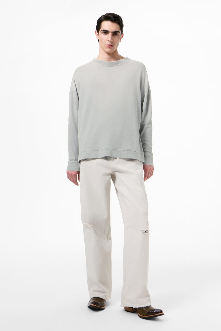 Slack Sweatshirt Sunfaded Ash Rogue Loopback