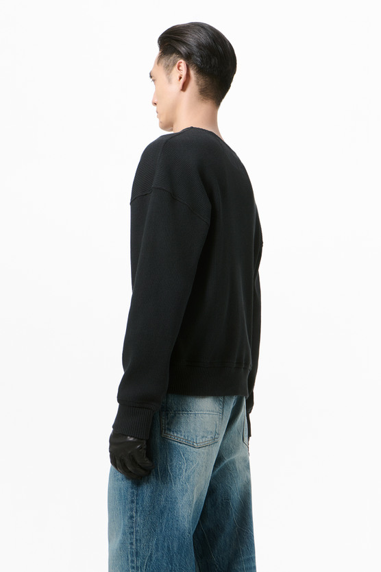 Our Legacy - Ballon Sweatshirt Furnace Black Beefy Rib