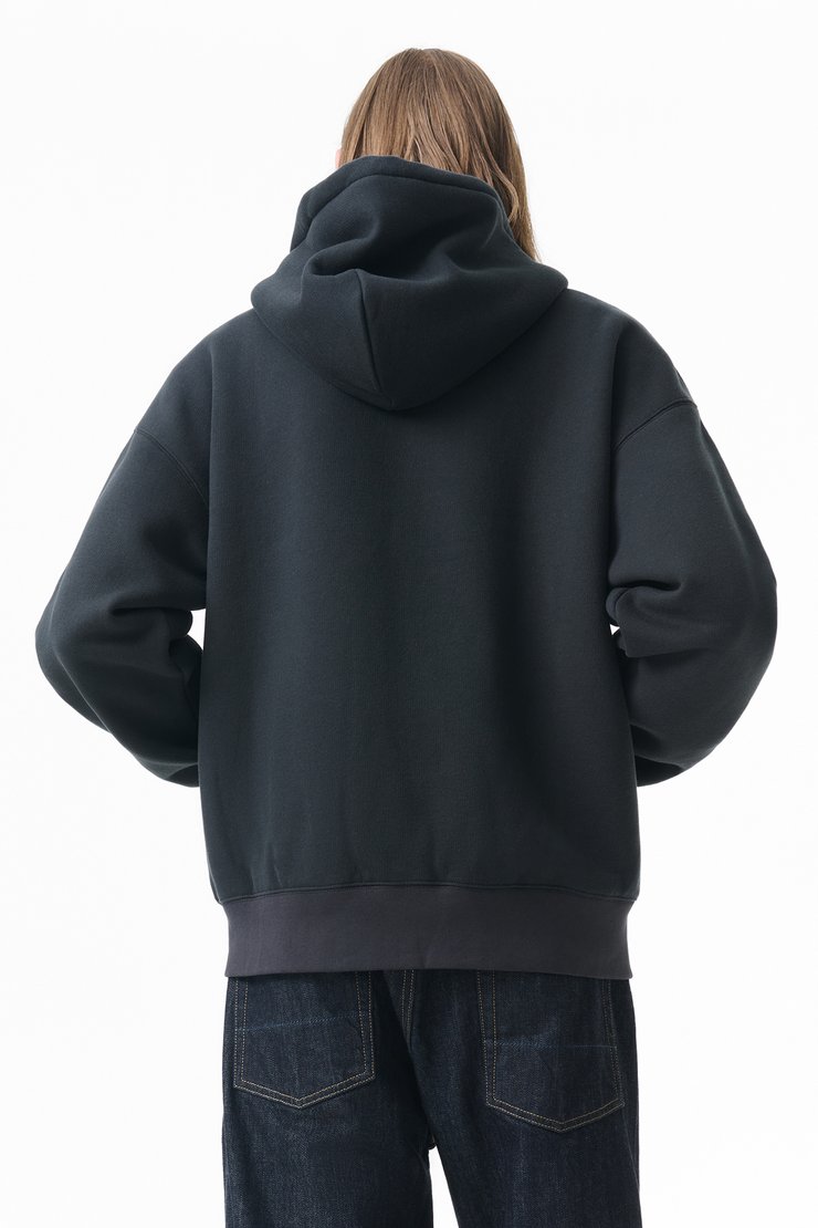 Our Legacy - Shrunken Fullzip Black Athletic Rib