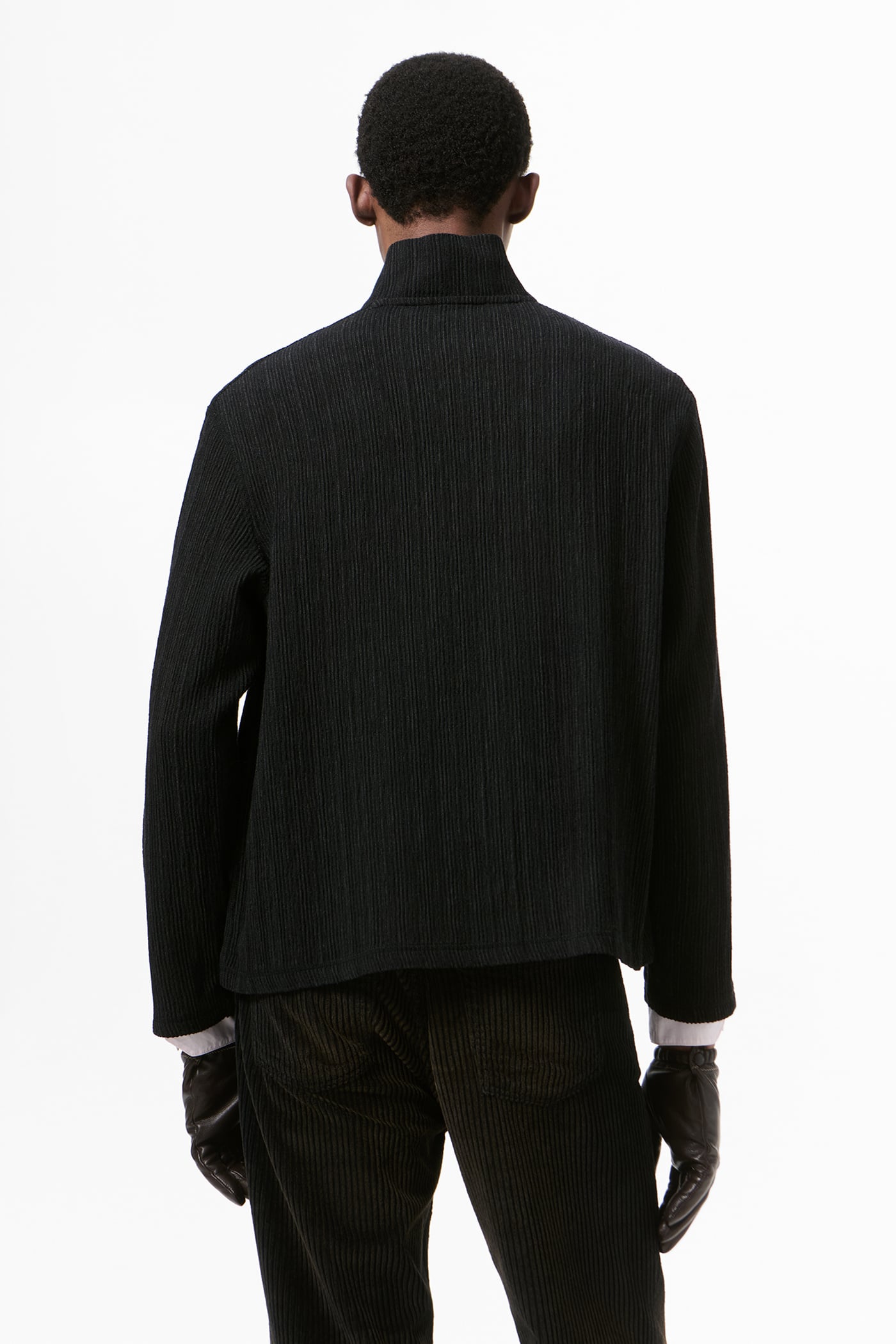 Our Legacy - Shrunken Fullzip Obsidian Depth Woolcose Ridge