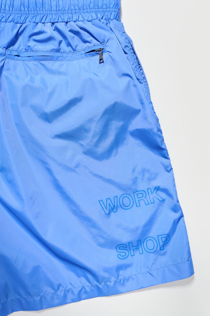 新品　OUR LEGACY WORK SHOP SPORT SHORTS Our Legacy - Running Shorts Sky Blue