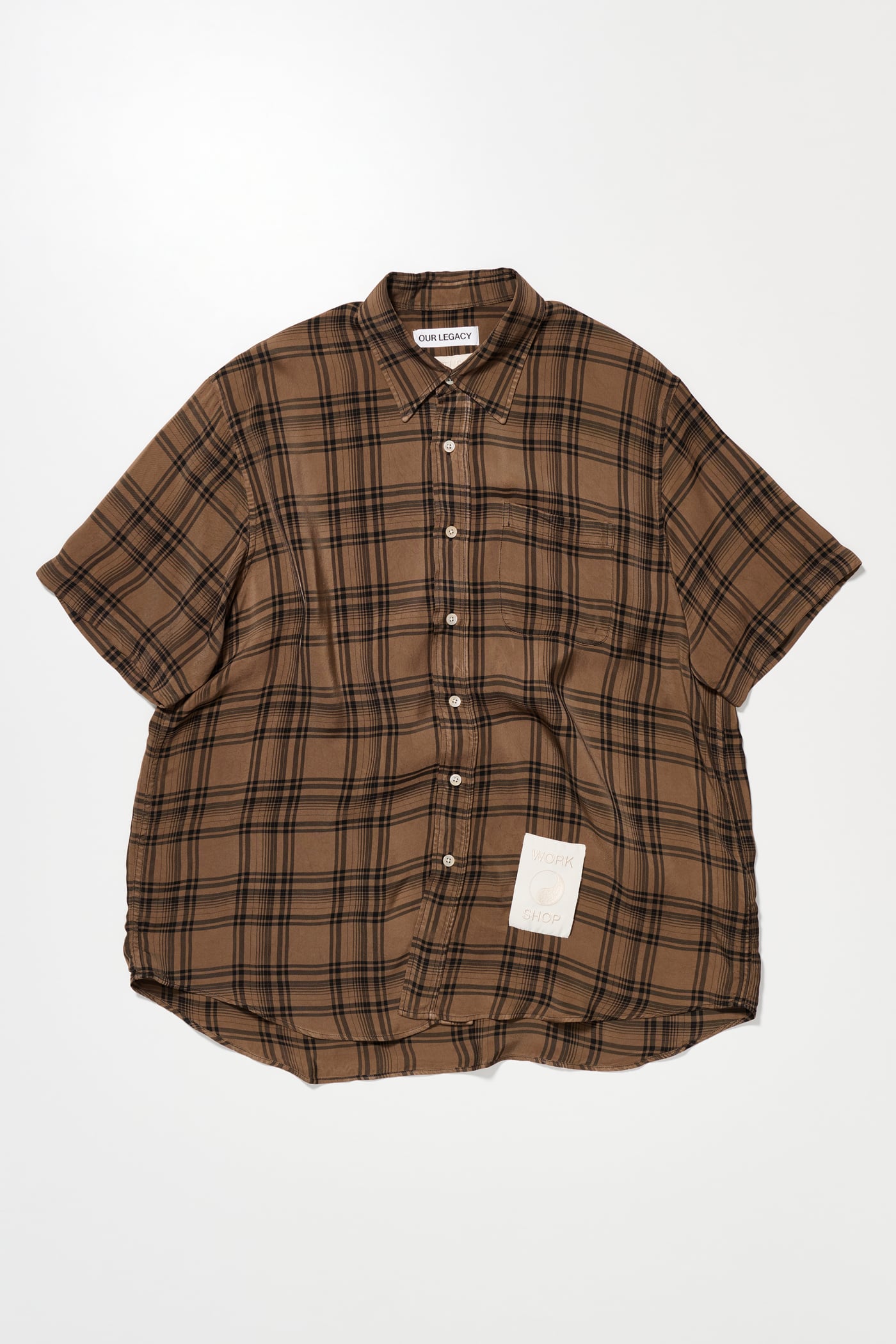 Our Legacy - Shortsleeve Work Shirt Sand Check