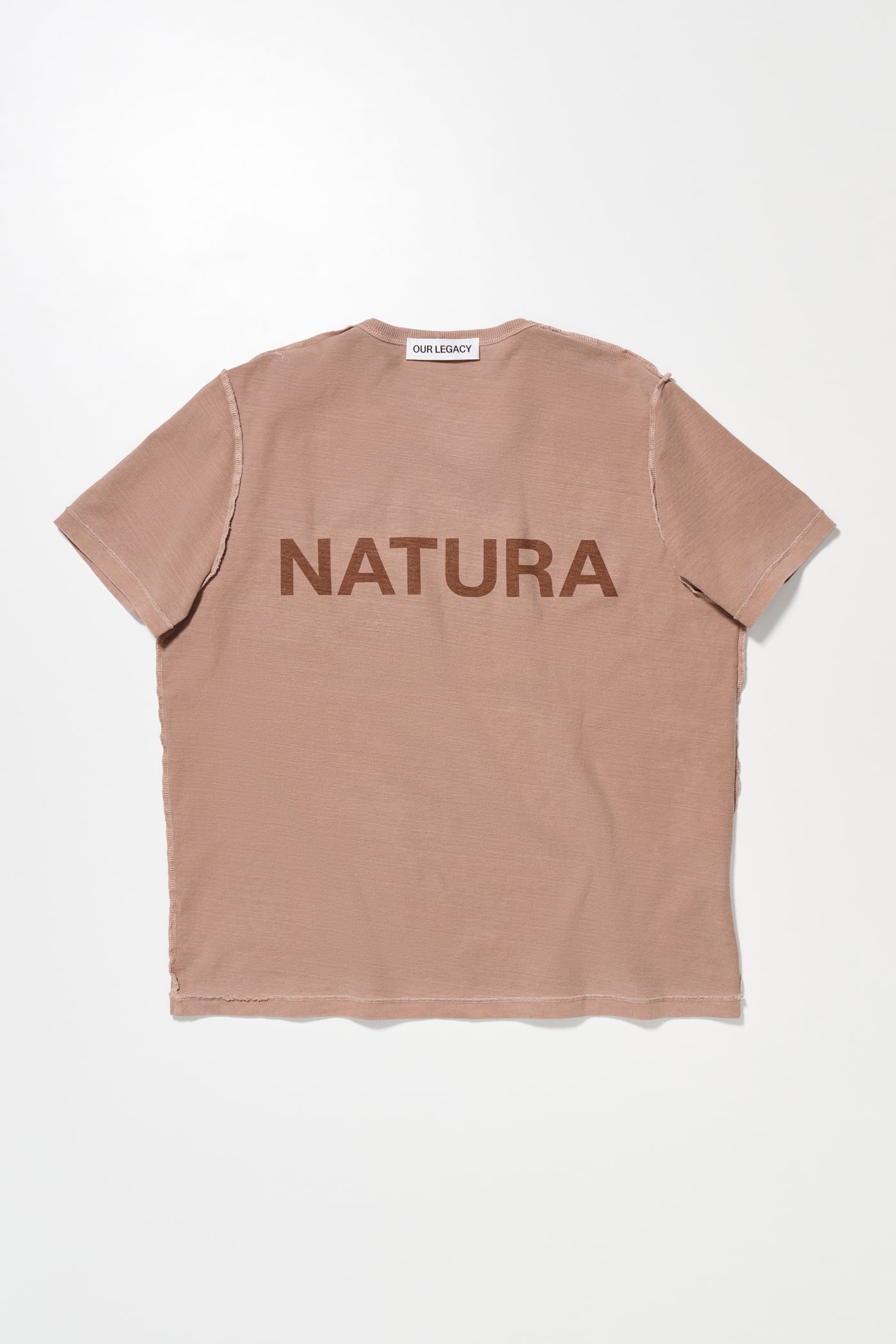 Our Legacy - Single Stitch Heavy Tee Earth Cotton Jersey