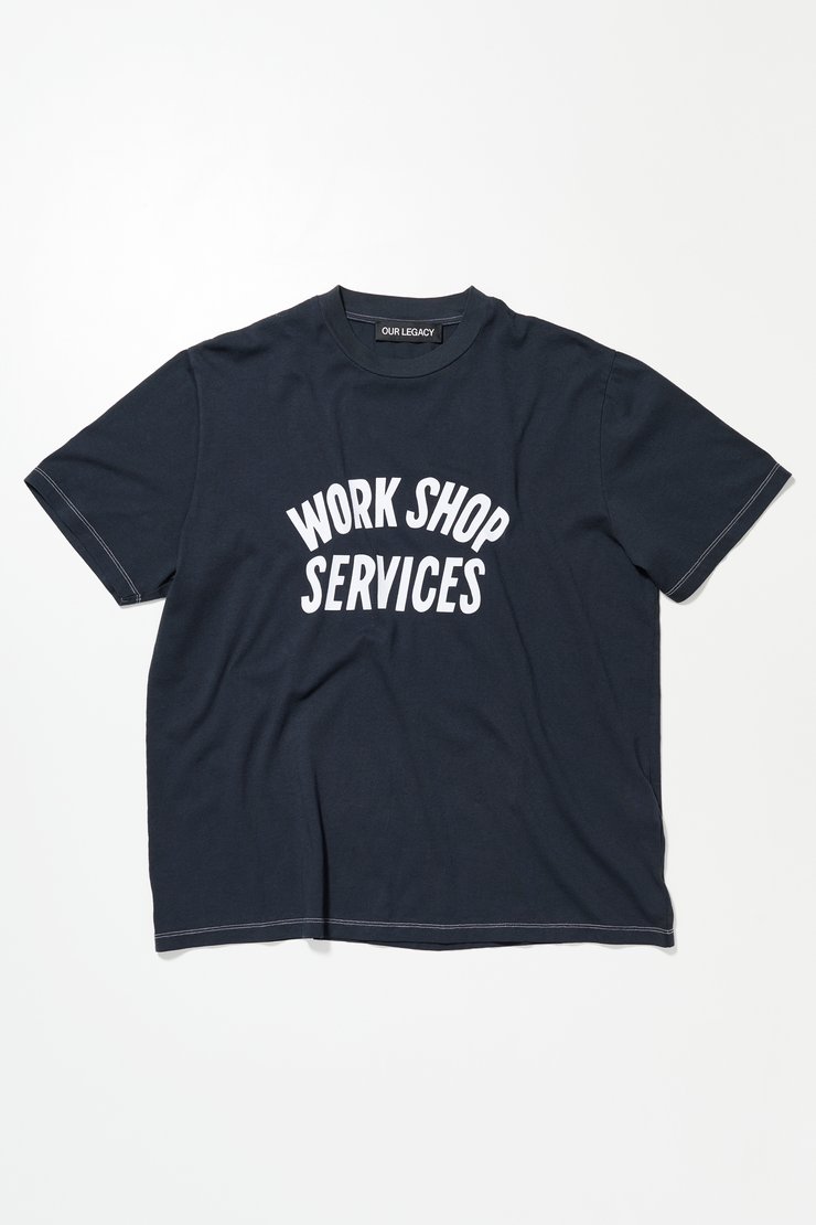 Box T-Shirt Work Services Black