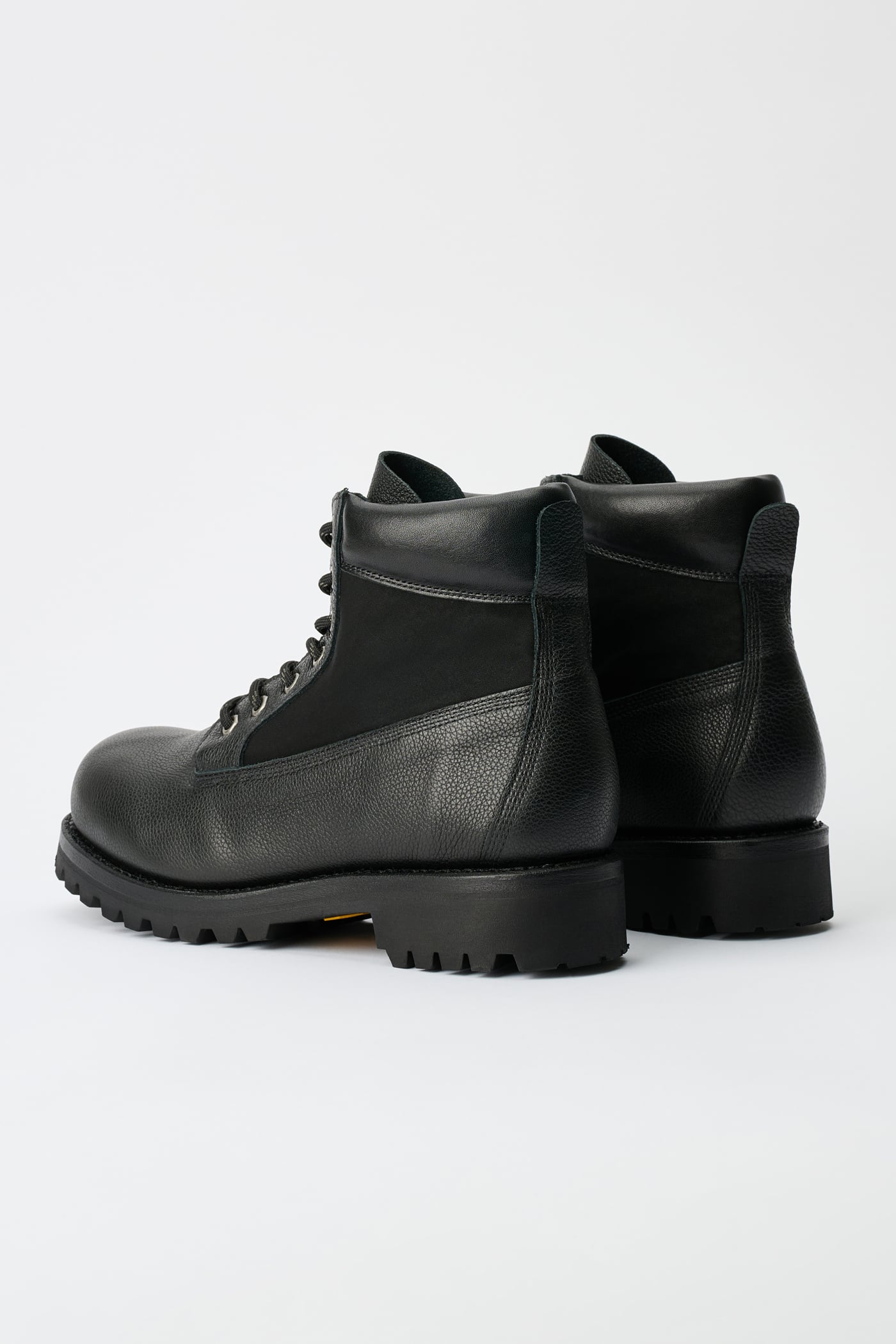 OUR LEGACY レースアップ レザーシューズ ブラック Our Legacy - Lace Up Boot Black Leather