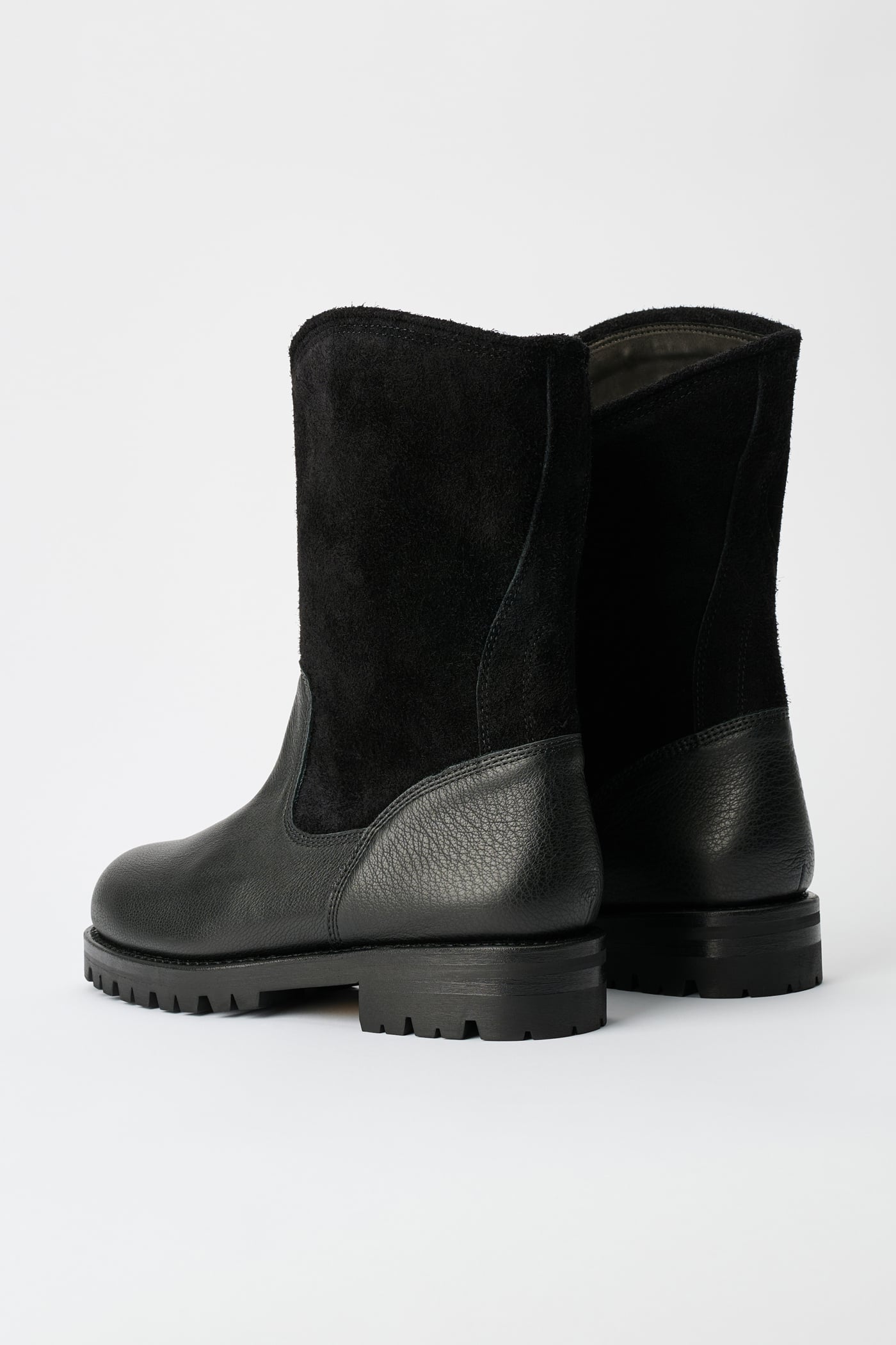 靴 OUR LEGACY Black Suede 41 Our Legacy - Work Boot Black Leather
