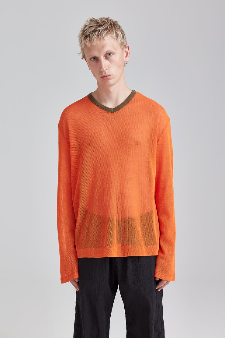 REGULAR V-NECK LONGSLEEVE