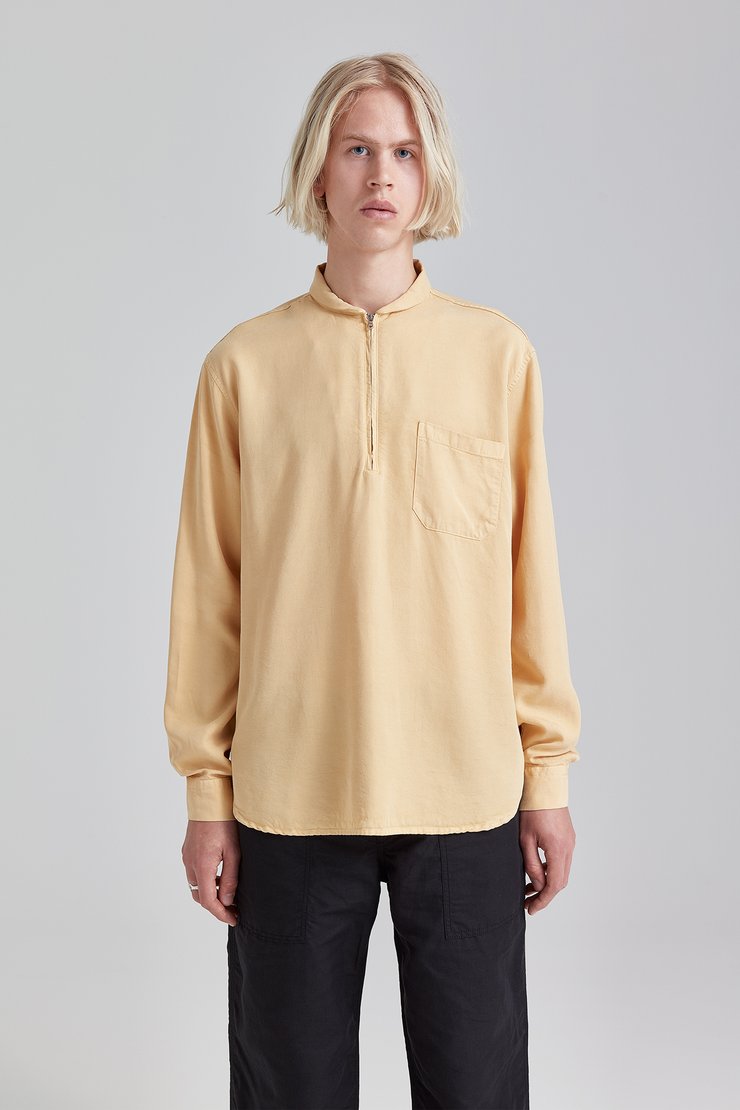 SHAWL ZIP SHIRT