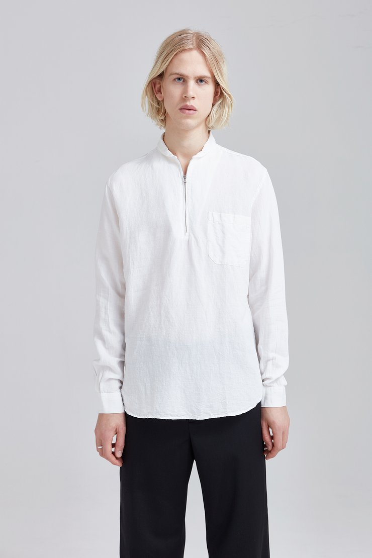 Shawl Zip Shirt