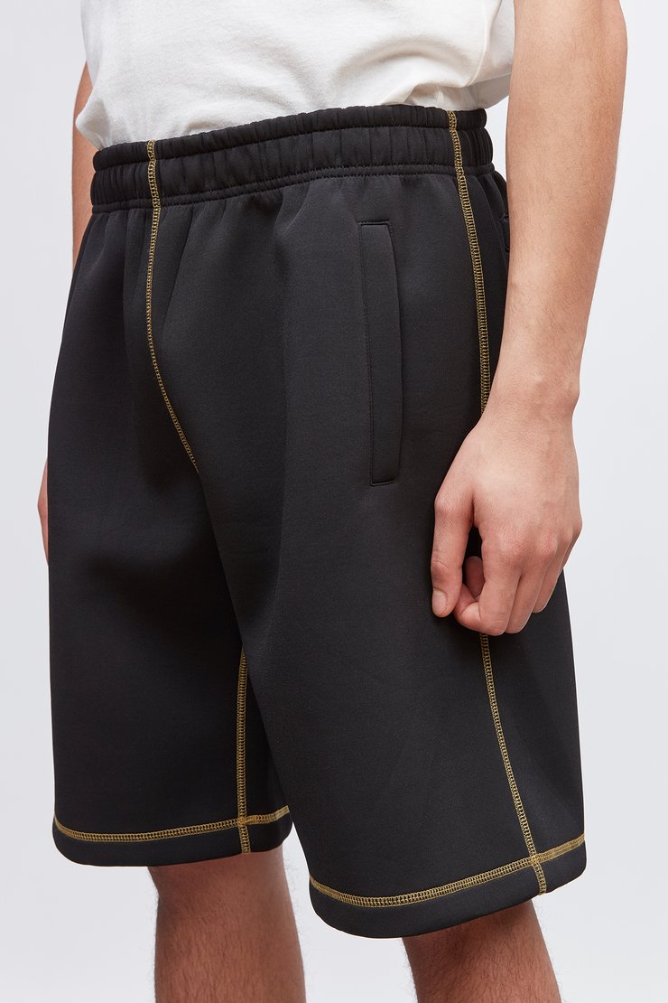 Drape Scuba Shorts Black Light Scuba Our Legacy