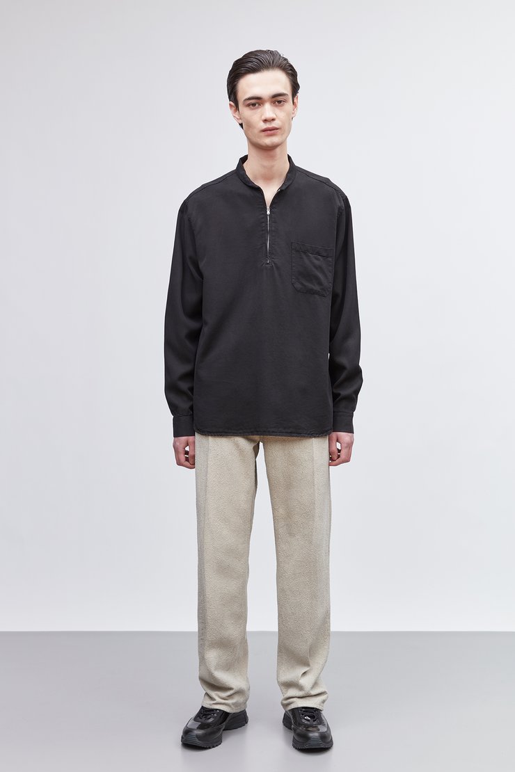 SHAWL ZIP SHIRT