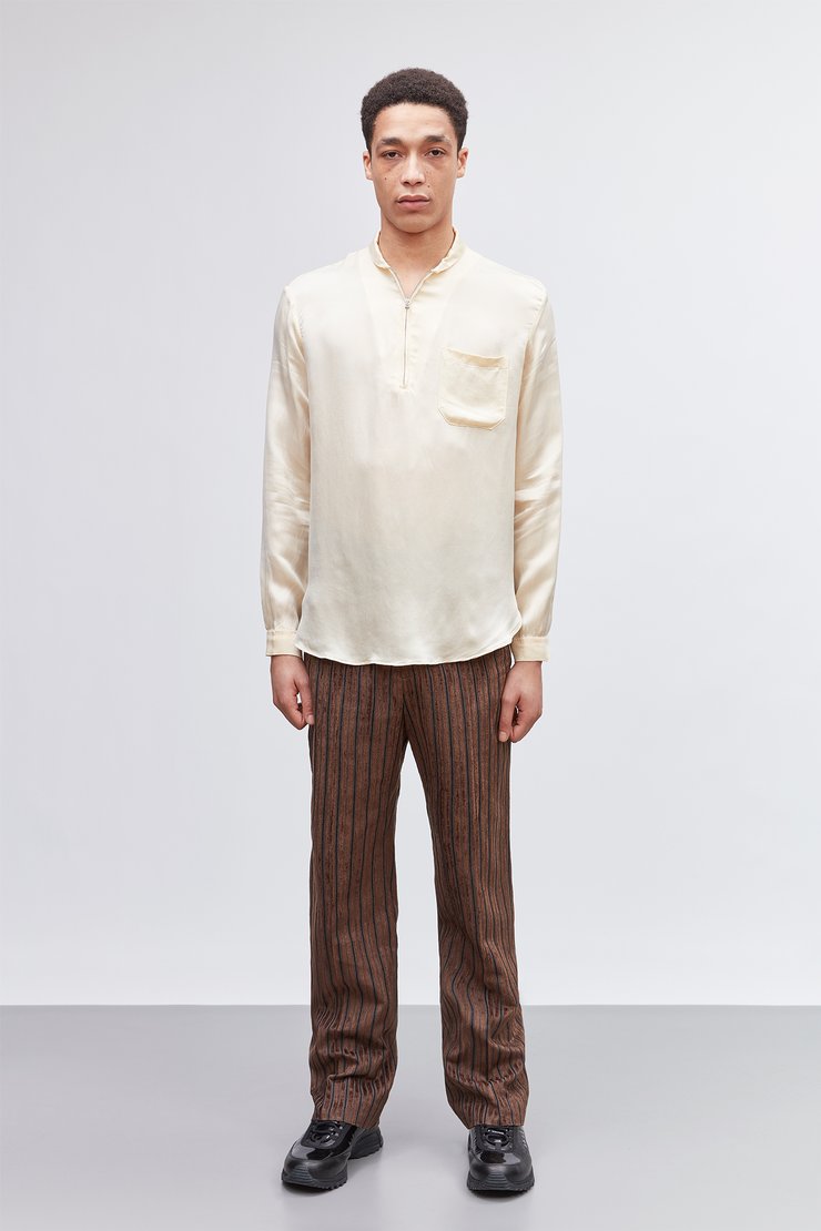 SHAWL ZIP SHIRT