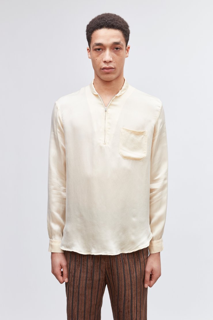 SHAWL ZIP SHIRT
