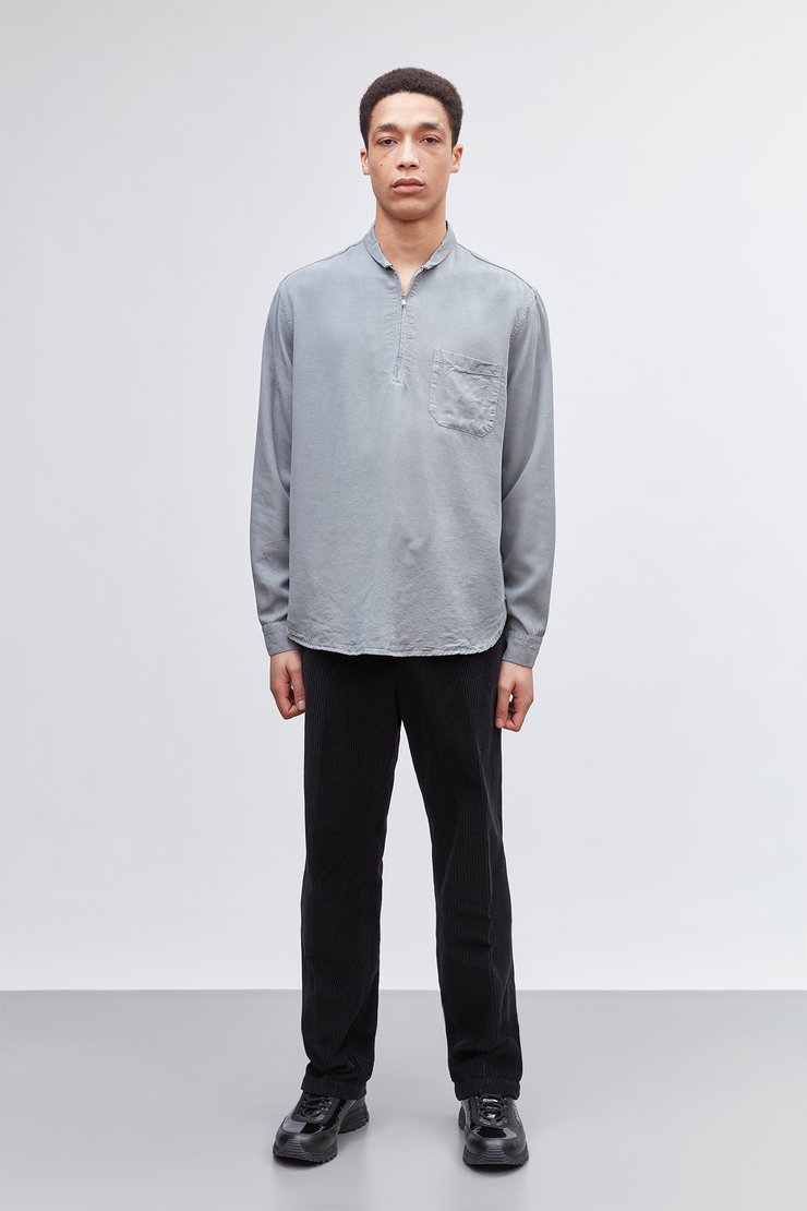 SHAWL ZIP SHIRT