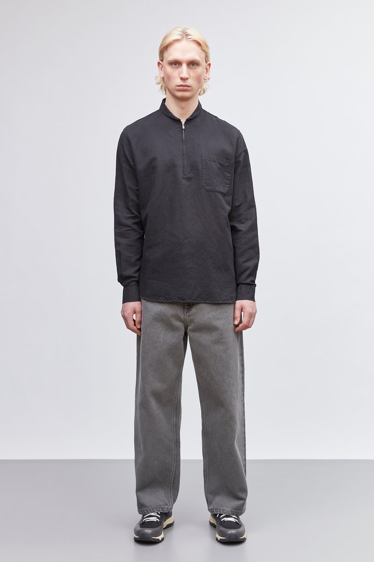 SHAWL ZIP SHIRT