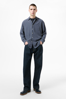 OUR LEGACY SS15 - SPOTTED BLUE ダークブルー Our Legacy - Initial Shirt Vintage Blue