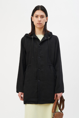 Cropped Gust Jacket Washed Black