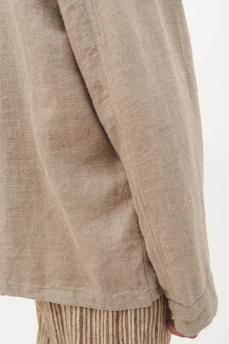 our legacy box archive jacket raw herringbone