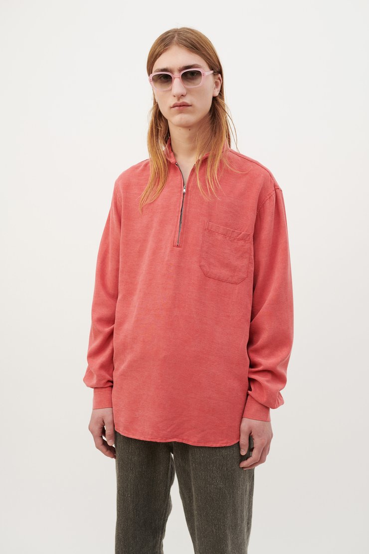 SHAWL ZIP SHIRT