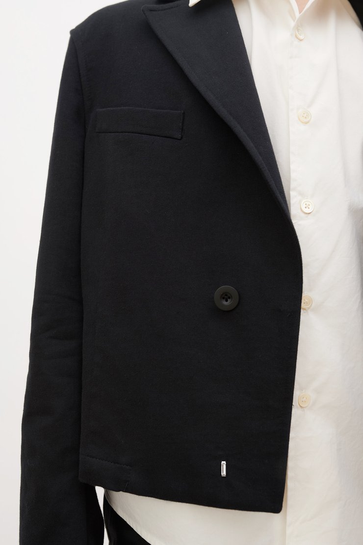 Waiters Jacket Black Workwear Cotton Our Legacy