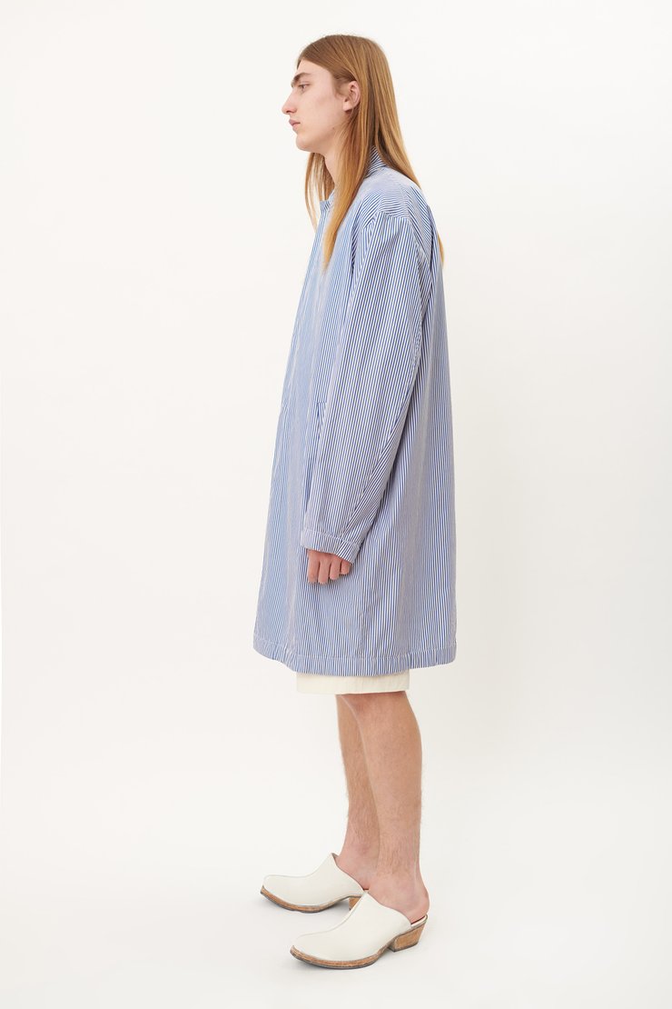 Mac Coat Blue Stripe Our Legacy