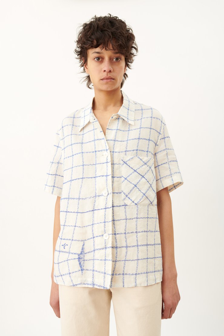 SHORT SLEEVE SQUARE SHIRT