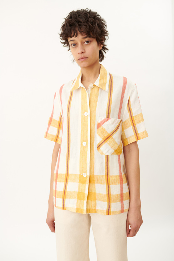 SHORT SLEEVE SQUARE SHIRT