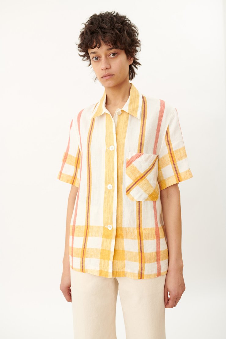 SHORT SLEEVE SQUARE SHIRT