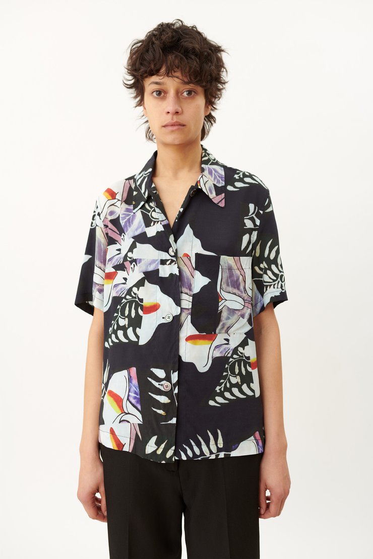 SHORT SLEEVE SQUARE SHIRT