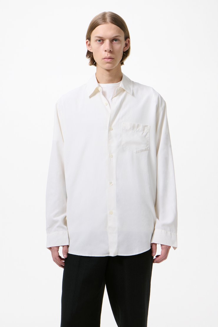 Our Legacy - Initial Shirt Off White Fine Silk