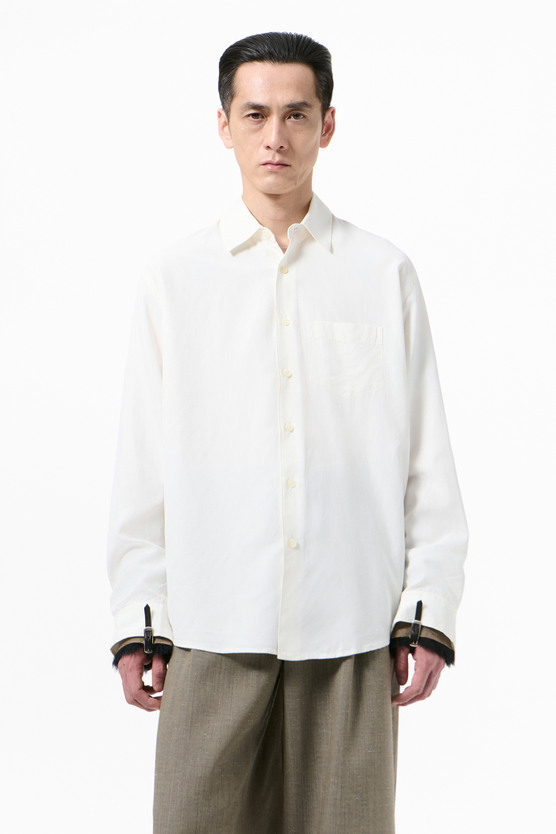 Our Legacy - Initial Shirt Off White Fine Silk