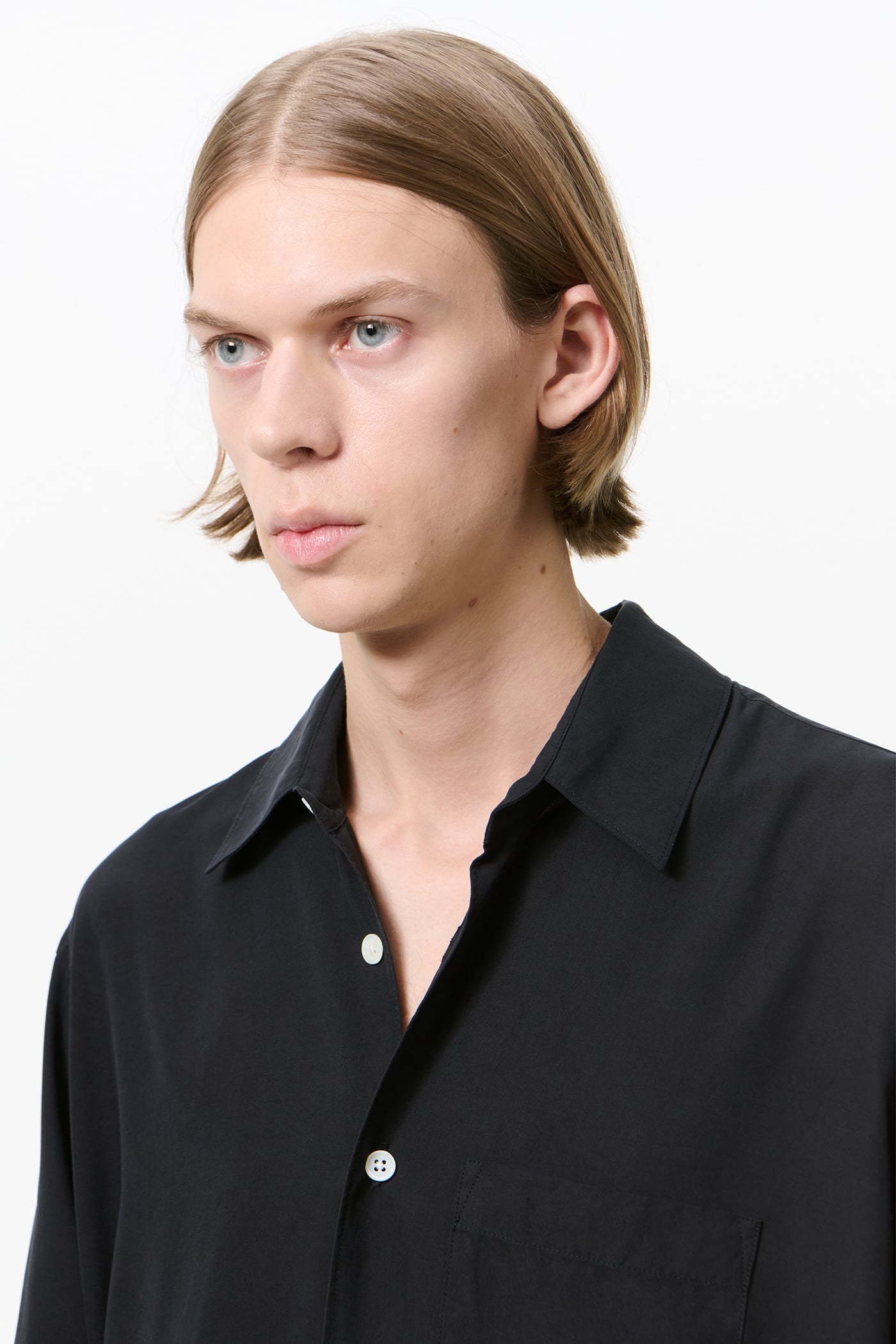 Our Legacy - Initial Shirt Black Fine Silk