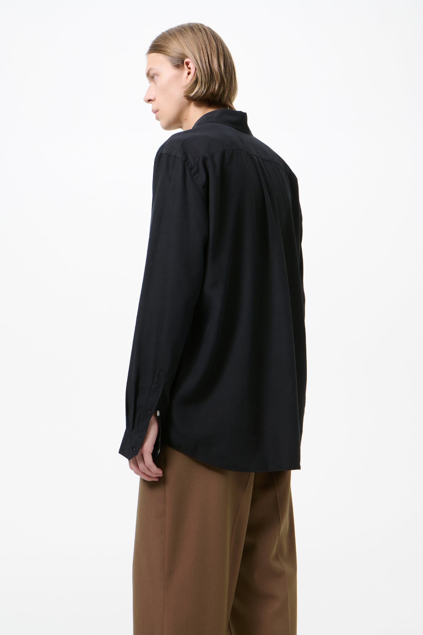 Our Legacy - Initial Shirt Black Fine Silk
