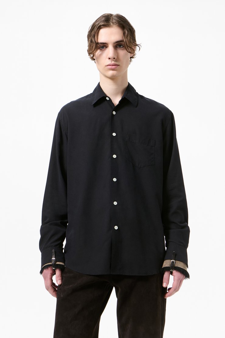 Our Legacy - Initial Shirt Black Fine Silk