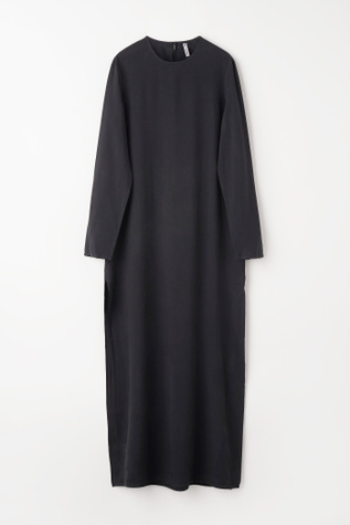 Glass Dress Black Fine Silk