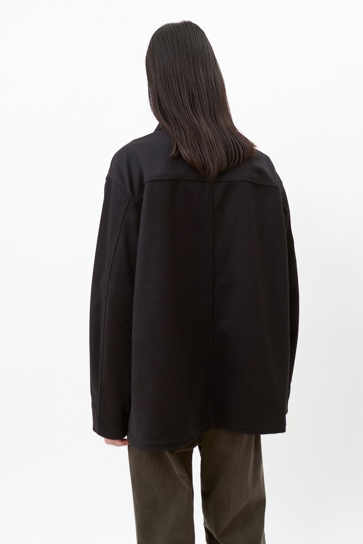 Work Yoke Jacket Black Melton Our Legacy