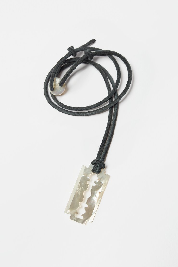 PEARL RAZOR NECKLACE