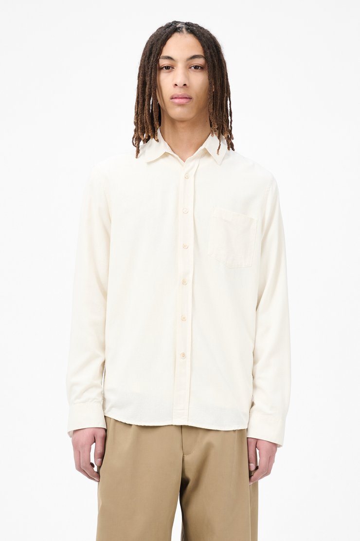 OUR LEGACY ホワイト長袖シャツ Our Legacy - Classic Shirt White Silk