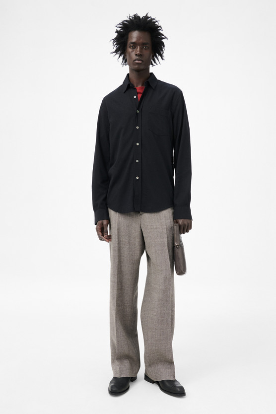 トップス our legacy classic shirt Our Legacy - Classic Shirt Black Silk