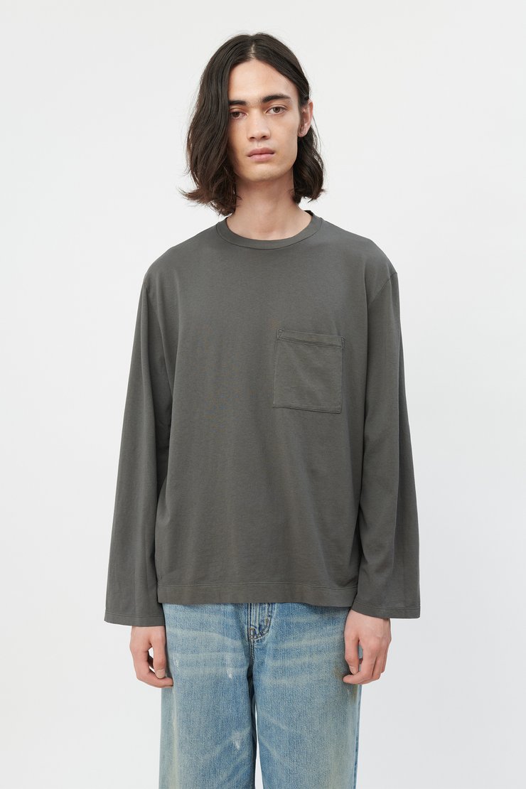 Box Longsleeve Dry Olive Army Jersey - Our Legacy