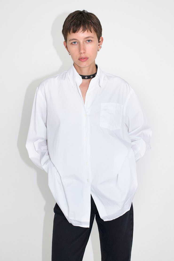 Lend Shirt White Poplin