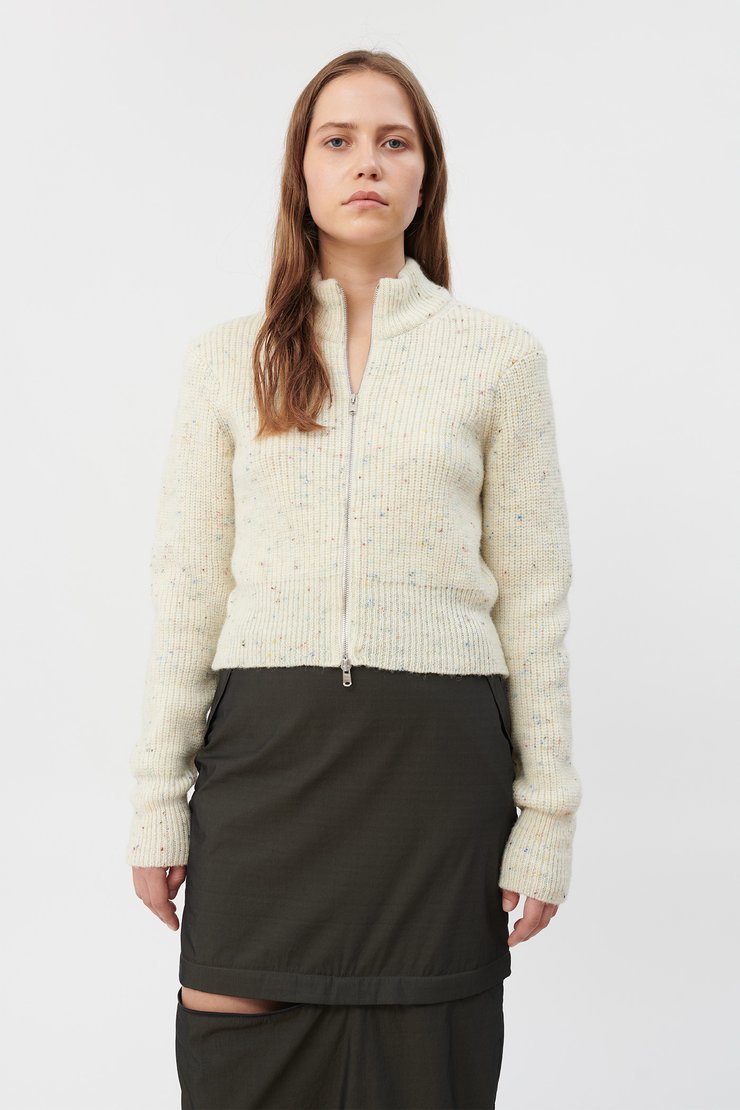 INTACT ZIP TURTLENECK