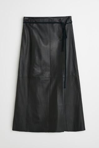 Leather Sarong Black