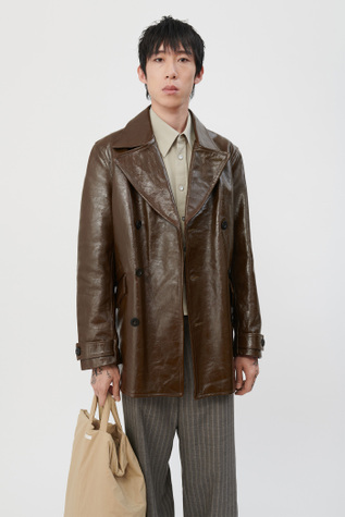 Our Legacy - DB Buta Coat Olive Leather